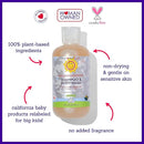 California Kids Super Sensitive Unscented Shampoo and Bodywash | 100% Plant-Based | Gentle Skincare | Fragrance Free | Hypoallergenic | 251 mL / 8.5 fl. oz. by TinyTreasures Baby Boutique