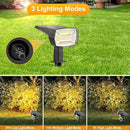 Fabrito 72 LEDs Solar Spot Lights Outdoor Waterproof, 3 Modes Landscape Spotlights, Dusk to Dawn Solar Powered Flood Wall Lights for Outside, Solar Garden Lights for Yard Porch 6 Pack (Warm White) by CozyNest Decor