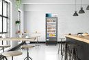 KoolMore MDR-1GD-23C Commercial Glass 1 Door Display Refrigerator Merchandiser - Upright Beverage Cooler with LED Lighting - 23 Cu. Ft., Black by CozyNest Decor