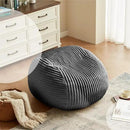 Premium Beige Bean Bag Chair for Adults with Armrest- Ultra Plush Memory Foam Lounge Sofa & Comfy Reading Nook Chair for Bedroom, Living Room & Dorm (Gray, 4FT) by CozyNest Decor