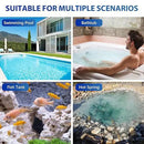Nuovoware Digital Floating Pool Thermometer, Wireless Pool Thermometer with Easy Read Screen Display, Remote Water Thermometer IPX8 Waterproof for Swimming Pool, Fish Tank, Hot Tub by GreenHaven Gardens