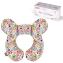 KAKIBLIN Baby Neck Pillow, Upgraded Baby Support Pillow,Baby Neck Support Pillow for Carseat, Newborn Neck Support for Car Seat,Pushchair,Travel (Flower) by TinyTreasures Baby Boutique