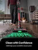 Ultenic Cordless Vacuum Cleaner, 550W/50Kpa, 60Mins Runtime, 180°Bendable Wand, Anti-Tangle Brush, Stick Vacuum Cordless with Charging Dock, Handheld Vacuum for Pet Hair/Carpet/Floor/Car, U16 Flex by CozyNest Decor