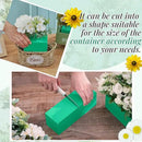 Lallisa 8 Pcs Reusable Floral Foam Blocks 9 x 3 x 3 Water Weather Resistant Dry Floral Foam for Artificial Flower Arrangements Outdoor Flower Boxes Outside Hanging Planters Wedding Home Decor (Green) by GreenHaven Gardens