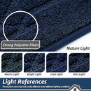 BEQHAUSE Dirt Trapper Door Mat 24" x 36", Doormat Non-Slip Entryway Rugs Washable, Dog Door Mat Stain Resistant and Absorbent Welcome Floor Mat for Front Back Door, Muddy Wet Shoes & Paws, Navy Blue by CozyNest Decor