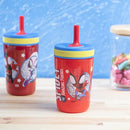 Zak Designs Spidey and His Amazing Friends Kelso Tumbler Set, Leak-Proof Screw-On Lid with Straw, Bundle for Kids Includes Plastic and Stainless Steel Cups with Bonus Sipper, 3pc Set, Non-BPA by TinyTreasures Baby Boutique