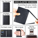 Passport Holder Cover Wallet Travel Essentials Leather Rfid Blocking Case Vacation Luggage Must Haves Travel Accessories for Men Women (116
