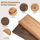 Floating Shelves for Wall Decor, Rustic Solid Elm Wood Floating Shelves Wall Mounted, Wall Shelves with Invisible Bracket for Living Room Bathroom Bedroom Kitchen, 72 Inch, Walnut