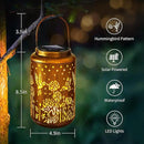 Brizled Hummingbird Solar Lanterns Outdoor, Decorative Mothers Day Gifts for Women Mom Grandma, Waterproof Hanging Solar Lights LED Lanterns for Garden Patio Courtyard Path Tabletop Porch Balcony Decr by CozyNest Decor