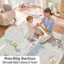 Fodoss Baby Play Mat, 47x47inch Play Mat, 0.4 in Thick Waterproof Playmat for Babies, Foldable Play Mat for Small Baby Playpen, Small Spaces by TinyTreasures Baby Boutique