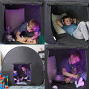 Sensory Tent for Kids & Adults | Calming Hideout & Cozy Pop-Up Blackout Sensory Tent for Autism & Anxiety | Autism Space for Calm Corners, Therapy & Relaxation | Double