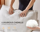 Oversized Modular Sofa Comfy Cloud Couch with Storage, Extra Deep Plush Sectional Sofa Set for Living Room, Covers Washable, Chenille, Olar (White, 6-Seater with 2 Corners, u-Shaped) by CozyNest Decor