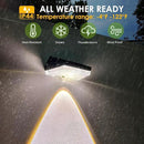 Solar Fence Lights Outdoor - IP65 Waterproof, 3000/4000/6000K & RGB Fence Lights Solar Powered, Deck Light for Outside Backyard, Patio, Deck, Stair Handrail, Pool and Wall (2PK) by GreenHaven Gardens