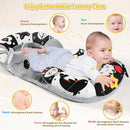 URMYWO Tummy Time Mat - 4 in 1 Cozy Tummy Time & Seated Support Pillow, Tummy Time Pillow for Newborn 0-12 Months, Infant Baby Sit Me Up Floor Seat Early Sensory Development Gifts Tummy Time Play Toys by TinyTreasures Baby Boutique