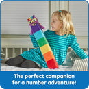 hand2mind Numberblock Seven Playful Pal, Plush Figure Toys, Numbers for Toddlers, Preschool Math Learning Toys, Stuffed Animal Plushies, Counting Blocks, Soft Stuffies, Kids Birthday Gifts by TinyTreasures Baby Boutique