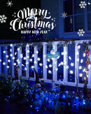 Brightown Snowflake Lights Outdoor Pathway, 8 Packs Lighted Branches Christmas Yard Decor, Small Tree With Lights, Twig Branch Outdoor Christmas Decorations, Pure White by GreenHaven Gardens