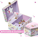 Jewelkeeper Girls Musical Jewelry Box - Durable Pine Fiberboard with Violet Lining - Kids Jewelry Box - The Beautiful Dreamer Tune - Gifts for Girls - Unicorn Jewellery Box - 6x4x3.5in by TinyTreasures Baby Boutique