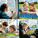 Reusable Sticker Books for Toddlers 1-3, 3 Sets Sticker Books for Toddlers 2-4 Years, Toddler Travel Toys for Kids 2 3 4 Year Old Girls Boys by TinyTreasures Baby Boutique