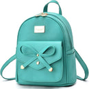 I IHAYNER Girls Bowknot Cute Leather Backpack Mini Backpack Purse for Women by TinyTreasures Baby Boutique