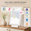 15.6 Inch Digital Calendar, Full HD Touchscreen Smart Planner for Family Schedules - Wall & Desk Mount, Great for Seamless Daily Planning & Household Organization, with LED Reminder Light by TinyTreasures Baby Boutique