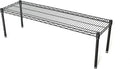 Omega Products Corporation 14" Deep x 72" Wide x 14" High Black Stationary Dunnage Rack by CozyNest Decor