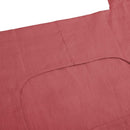 Amazhiyu 100% Linen Door Hanging Laundry Hamper Bag, 19x27 Inches Red by CozyNest Decor