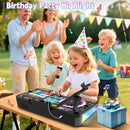 Kids Toys DJ Mixer for Party: Music Toy with Bluetooth & Microphone for Ages 3+ - 2000+ Sound Effects & Colorful Light - Idea Gift for Birthday Holiday by TinyTreasures Baby Boutique