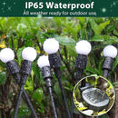 8-Pack Solar Garden Lights, 64 LED Solar Lights Outdoor for Garden Decor, Waterproof Firefly Light Outdoor (Sway by Wind), Swaying Light for Outside Yard Pathway Landscape Decorations (Warm White) by GreenHaven Gardens