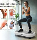 Vibration Plate Exercise Machine, 24" x 14" Extra-Large Vibration Plate for Lymphatic Drainage, Vibration Plates for Weight Loss, Relaxing, Recovery by CozyNest Decor