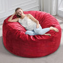 Hobestluk 5FT Bean Bag Chair Giant Bean Bag Chairs for Adults Large Bean Chairs with Removable Cover, Beanbag Chair with Filler, Adult Bean Bag Chairs for Living Room, Bedroom by CozyNest Decor