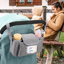 Accmor Universal Stroller Organizer with Insulated Cup Holder and Shoulder Strap, Stroller Bag Caddy Organizer Stroller Accessories for Uppababy, Baby Jogger, Nuna, Doona, Britax Strollers by TinyTreasures Baby Boutique