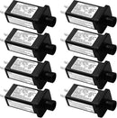 Replacement Yard Inflatable Adapter Power Supply Adaptor - 12V 1.0A 8Pcs - Inflatable Plug Replacement Class 2 Power Supply - for Christmas Tree Light/Thanksgiving Yard Blow Up Decorations by GreenHaven Gardens