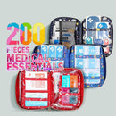 EVERLIT Care Rescue Pack | Family-Friendly First Aid Kit for Kids with 200 Pcs Medical Supplies | Travel-Friendly Compact Storage Bag for Home, Car, Travel, Camping, Adventure (Christmas) by TinyTreasures Baby Boutique