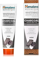 Himalaya Botanique Whitening Antiplaque Toothpaste with Charcoal + Black Seed Oil, Fluoride Free, for Whiter Teeth, 4 oz, 2 Pack… by CozyNest Decor