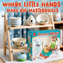 Lehoo Castle Pottery Wheel for Kids, Complete Pottery Arts and Crafts for Kids Ages 8-12 with Air Dry Clay Painting Kit Sculpting Tools, Art Supplies for Girls Boy Birthday Gift for Ages 6+ by TinyTreasures Baby Boutique