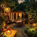 JSOT Solar Hanging Lights - Outdoor Lanterns Solar Light for Outside Hanging Lanterns Decorative Gifts for Women Front Porch Patio Yard Garden Tree Warm White 1 Pack by GreenHaven Gardens