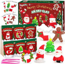 ifergoo Air Dry Clay for Kids - Christmas Modeling Clay Kit, 6 Christmas Molding Designs, Creative Sculpting Activity Kit with Tools & Tutorials, DIY Art Craft Gifts for Girls and Boys by TinyTreasures Baby Boutique