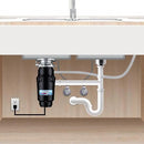 Waste Maid 10-US-WM-048-3B Garbage Disposal Anti-Jam Stainless Steel Food Waste Grinding System, 1/3 HP Compact, Black by CozyNest Decor