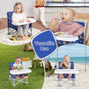 Portable Baby Booster Seat with Tray, Toddler Booster seat for Dining, Camping, Travel, Baby Beach Chair 6 Months to 3 Years Old Indoor Outdoor Use CH2406 by TinyTreasures Baby Boutique