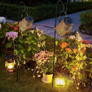 Glintoper 2 Pack Outdoor Solar Watering Can Garden Lights, Metal Waterfall Figurine Lights with Shepherd Hook, Decorative Yard Art for Mom, Mothers Day Ideal Gifts, for Patio Walkway Pathway Lawn by GreenHaven Gardens