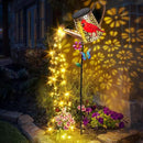 Solar Lights Outdoor Decorative, 39.4'' Metal Solar Watering Can Lights with Red Cardinal, Waterproof Garden Stake for Yard Lawn Patio Pathway Landscape, Gardening Gifts for Mom Grandma Women by CozyNest Decor