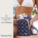 WanderFull® Original HydroBag® Collection, Water Bottle Holder w/Strap & Phone Pocket, Hands-Free Crossbody Water Bottle Bag by TinyTreasures Baby Boutique