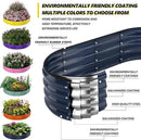 Galvanized Metal Planter Round Raised Garden Bed Kit for Gardening Outdoor，3x3x1ft Grow Garden Box Raised Flower Bed，Round Galvanized Planter Outdoor Large Metal Fire Pit Ring by GreenHaven Gardens