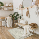 LIVEBOX Washable Rug 2x3 Kitchen Mats for Floor Entryway, Non Slip Front Door Mat for Bathroom Hallway, Boho Low-Pile Small Carpet Farmhouse Throw Indoor Rugs for Bath Sink, Taupe by TinyTreasures Baby Boutique