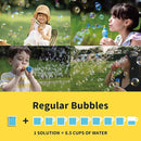 Uncle Bubble Concentrated Bubble Solution (up to 12L/3.2 Gallons) Regular Bubbles for Bubble Machine, Bubble Gun, Bubble Wands, Bubblw Mower, Bubble Juice Refill. Make 6L/1.6 Gallons for Giant Bubble by TinyTreasures Baby Boutique