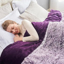 GONAAP Fuzzy Faux Fur Throw Blanket Twin Size Frosty Purple Super Soft Cozy Plush Fuzzy Shaggy Blanket for Couch Sofa Bed (Frosty Purple, Twin(60"x80")) by CozyNest Decor