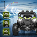 ANPABO 24V 4WD Ride on Car Truck w/Remote Control, 2WD/4WD Switchable Kids UTV, 4 Shock Absorbers, 19" Spacious Seat, Soft Start, Music Player, Electric Car for Kids by TinyTreasures Baby Boutique