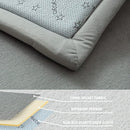 MAXYOYO Baby Play Mat, 1.2" Thick Memory Foam Soft Padded Carpet with Non-Slip Backing, 3x5 ft Japanese Tatami Rug Living Room for Kids, Toddler, Children, Nusery(Grey) by TinyTreasures Baby Boutique
