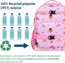 Wildkin ECO rPET 15-inch Kids Backpack – Sustainable, Padded, Adjustable – Ballerina by TinyTreasures Baby Boutique