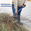 WIKER Pitchfork,Pitchforks for Gardening Digging Composting Spading,4Tines Garden Fork witn Fiberglass Handle,43 Inches by GreenHaven Gardens